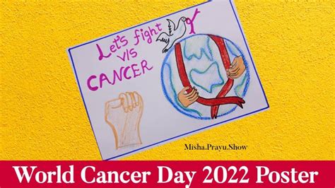 World cancer day 2022 poster drawing best poster on world cancer day ...