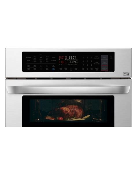 Lg 1747 Cu Ft Smart Wi Fi Enabled Combination Double Wall Oven