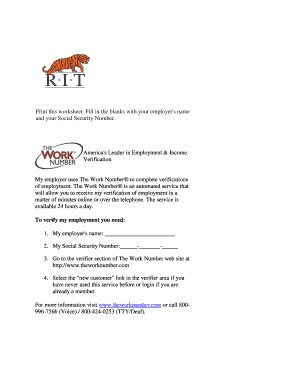 Fillable Online Rit Print This Worksheet Fax Email Print Pdffiller