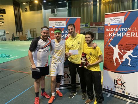 Retour Du Week End Du Et Novembre Tr Gor Badminton