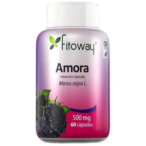 Amora 60 Caps Fitoway Meu Mundo Fit