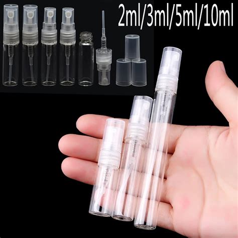 Wholesale Empty Glass Sample Vials Perfume Spray Bottle Ml Ml Ml Ml