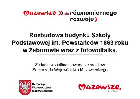 Rozbudowa Budynku Szko Y Podstawowej Im Powsta C W Roku W