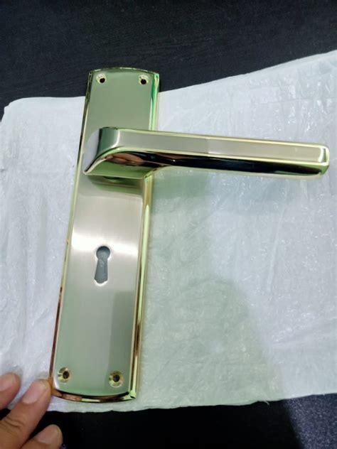 Doorwills 7inch Zinc Mortise Handle Lock Silver Gold Main Door At Rs 725set In Aligarh