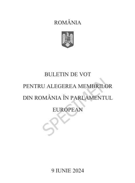 Alegeri Europarlamentare Ordinea Partidelor I A Candida Ilor