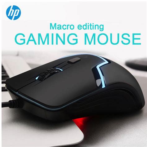 Hp M100 Gaming Mouse Usb Wired Optical Mouse With Led Backlight And