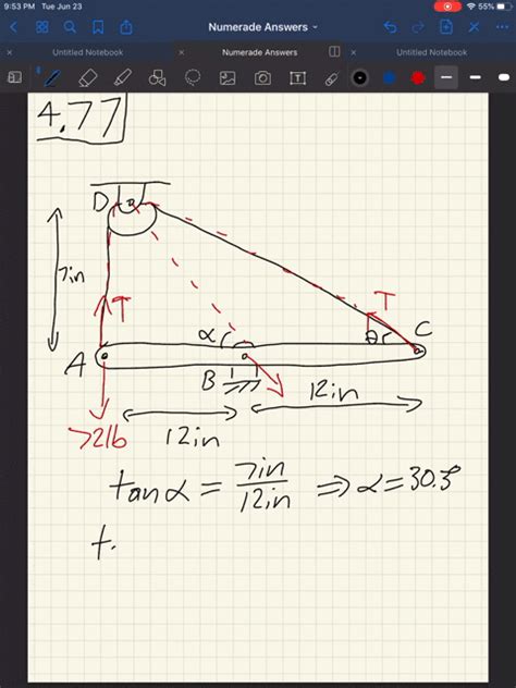 SOLVED Bar A D Is Attached At A And C To Collars That Can Move Freely