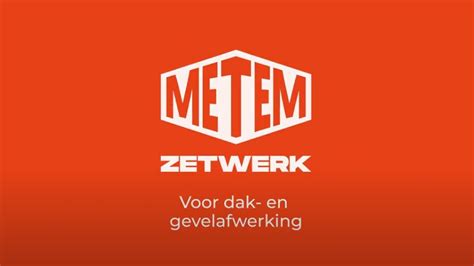 Metem Zetwerk Voor Dak En Gevel Afwerking Youtube