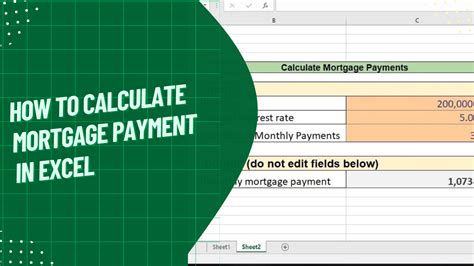 Mastering Mortgage Math How To Calculate Mortgage Payment In Excel