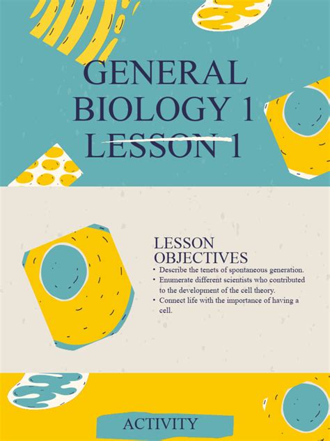 General Biology 1 Lesson 1 Pdf