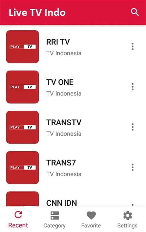 Android için TV Indonesia Live Semua Cenel İndir