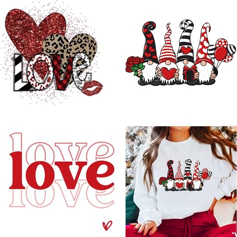 Amazon 3Pcs Valentine S Day Iron On Transfer Stickers For Clothing