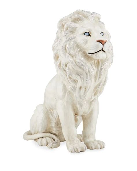 Jay Strongwater Majestic Lion Figurine Jay Strongwater Lion Figurines