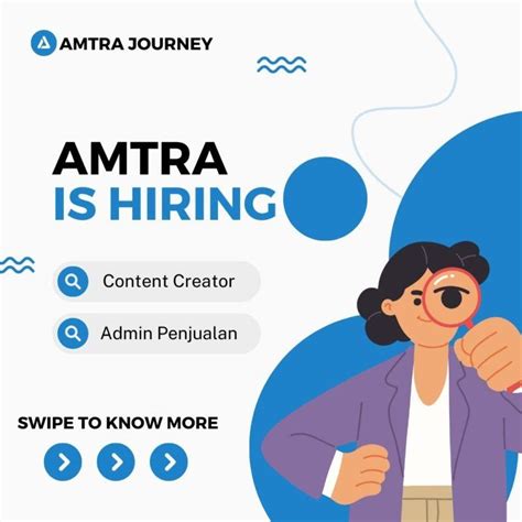 Lowongan Kerja Content Creator Admin Penjualan Di Amtra Journey