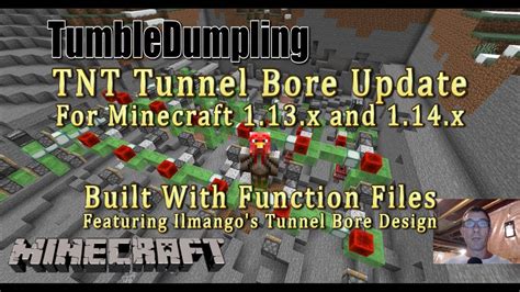 Minecraft Tnt Tunnel Bore