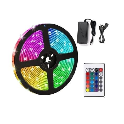 Ripley Kit Ultra Tira De Led Luz Cinta Metros Rgb Control Remoto