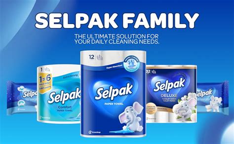 Selpak 100% Pure Cellulose Kitchen Roll 3 Ply, 3840 Sheets Moisture