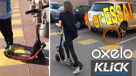 Essai De La Trottinette électrique Oxelo Klick Decathlon En Avant