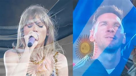 Lionel Messi Y Taylor Swift Están En La Argentina Y En Las Redes