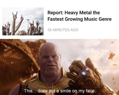 Heavy metal | Thanos Edits | Know Your Meme