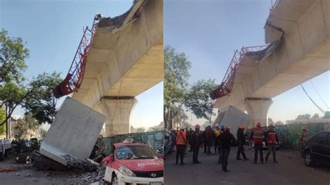 Colapsa Estructura Del Tren Interurbano En La CDMX Video Rotativo