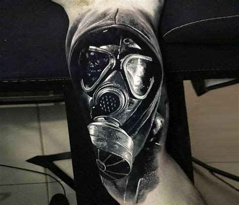 Gas Mask Tattoo By Eliot Kohek Photo 25472