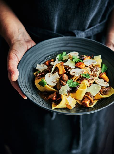 Pâtes aux champignons et au boeuf braisé RICARDO