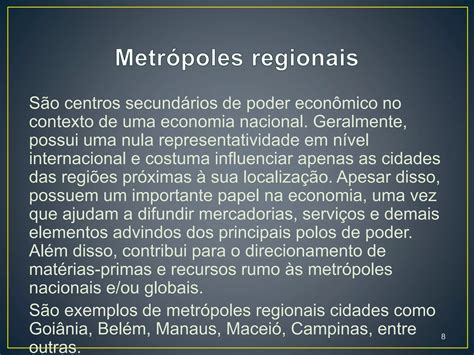 Hierarquia Urbana E Rede Urbana Ppt