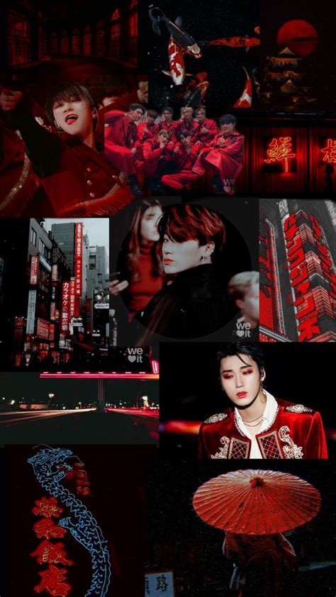 Red Aesthetic Kpop Wallpapers Wallpaper Cave