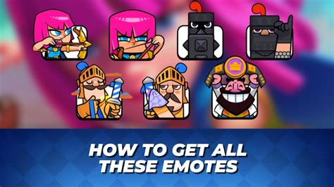 How To Get All These Emotes Clash Royale Season 46 New Update Youtube