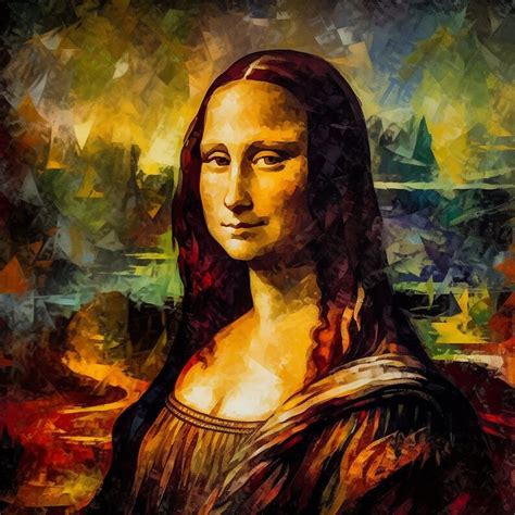 The Mona Lisa famous Art Reimagined Digital Art File, High Resolution ...