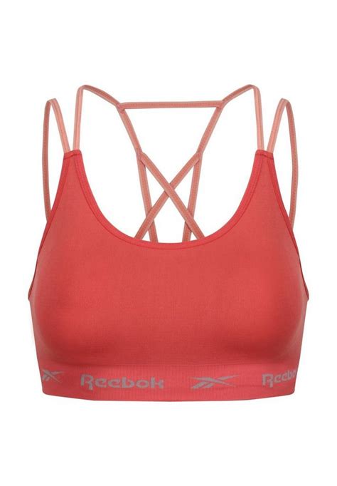 Reebok Sport Bh Nathloses Crop Top Starker Halt