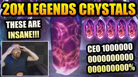 The Best Crystals Ever 20x Legends Crystal Opening Ceo 100000000 Marvel Contest Of