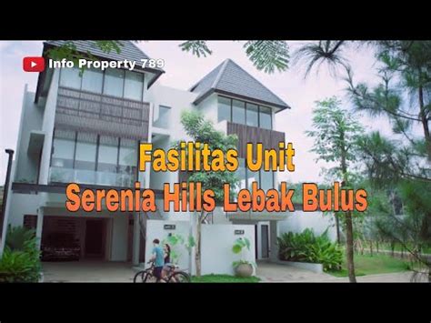 Fasilitas Unit Serenia Hills Lebak Bulus YouTube