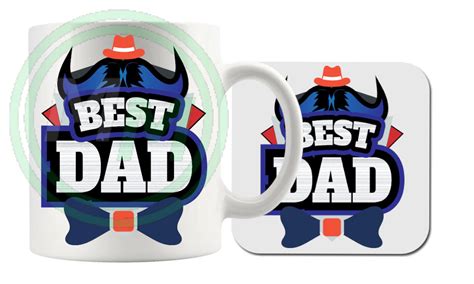 Best Dad Mugs And Coasters