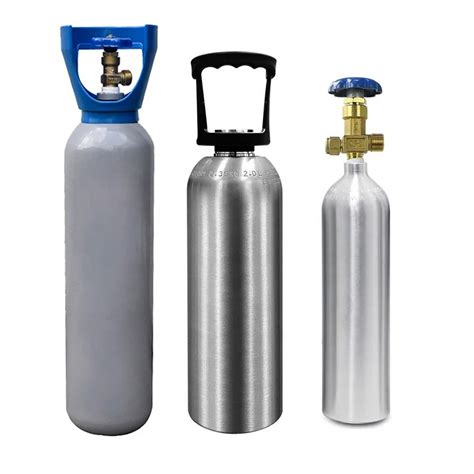 GB ISO DOT Gas Bottle Aluminum Oxygen Gas Tank 2L 4L 10L Aluminium CO2