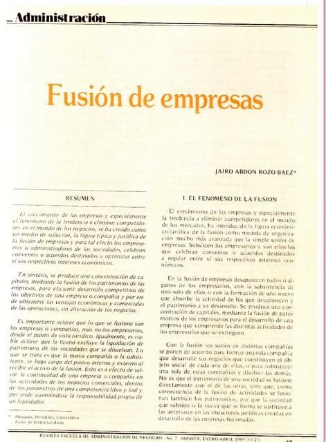 Fusion De Empresaspdf