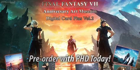 Final Fantasy Vii Anniversary Art Museum Digital Card Plus Vol