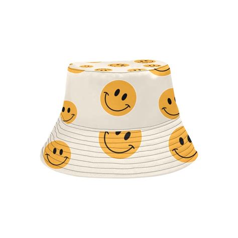 Smiley Bucket Hat Cool Hats Smiley Face Hat Ts For Etsy