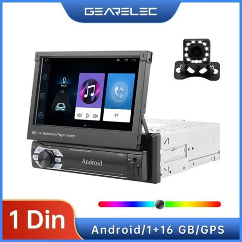 Gearelec Autoradio Android Pouces Collapsible L Cran Tactile Avec