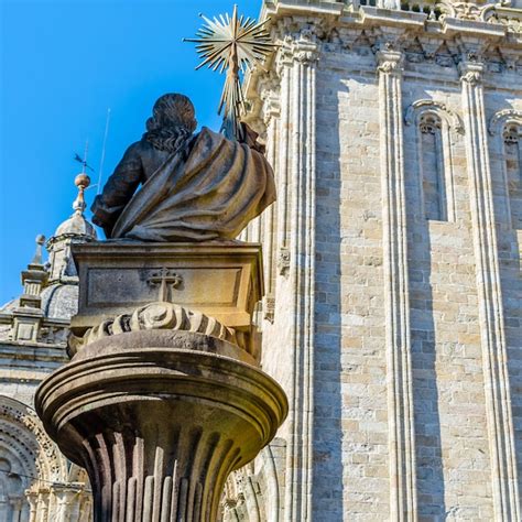 Premium Photo | Religious architecture cathedral of santiago de ...