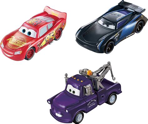 Disney and Pixar Cars Toys, Color Changers 3-Pack Vehicles with ...