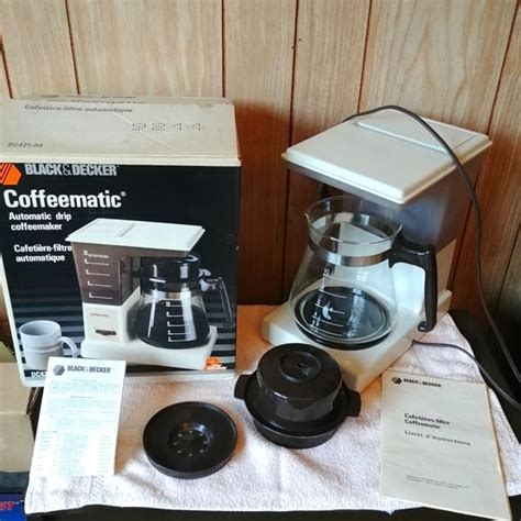 Vtg Coffeematic Black Decker 10 Cup Coffee Maker EUC With Original