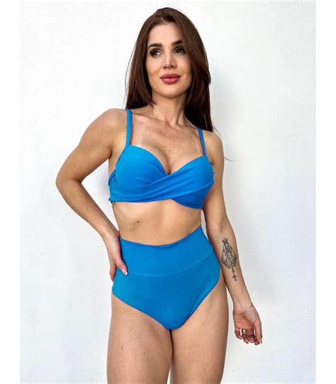 Malla Piezas Bikini Tiro Alto