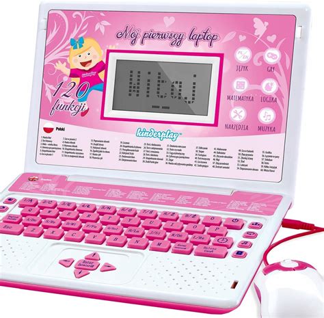 Kinderplay Laptop Dla Dzieci Edukacyjny R Owy Ceny I Opinie Ceneo Pl