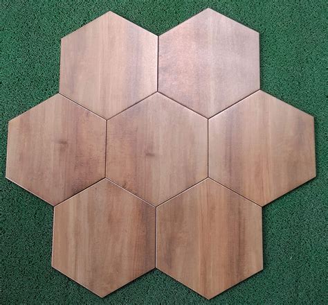 Johnson Endura Woodenza Plus Glazed Vitrified Hexa Wall And Floor Tiles