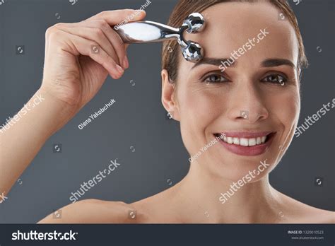 Close Photo Pretty Lady Naked Shoulders Stock Photo Shutterstock
