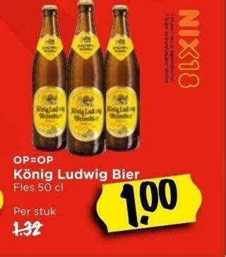 König ludwig bier aanbieding bij Vomar Voordeelmarkt