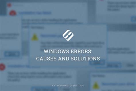 Windows Errors Troubleshooting How To Fix Windows Errors