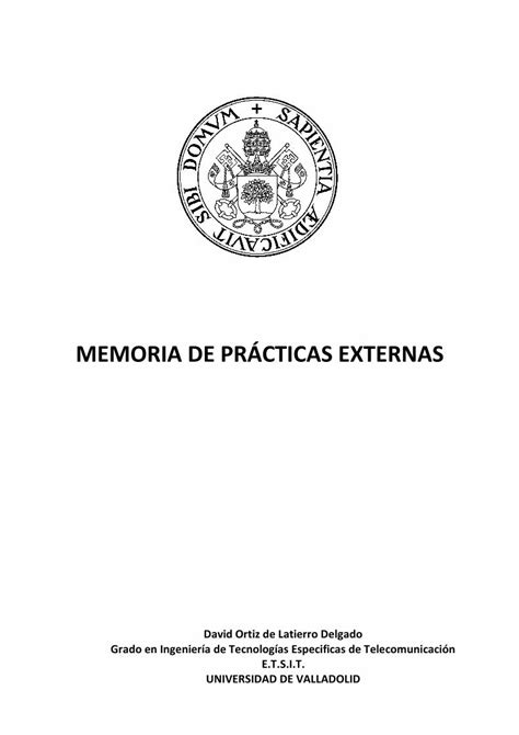 Pdf Memoria De Pr Cticas Externas Uvadoc Uva Es Dokumen Tips